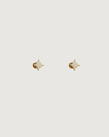 GOLD STARBURST STUD EARRINGS - STUDIO JO STORE